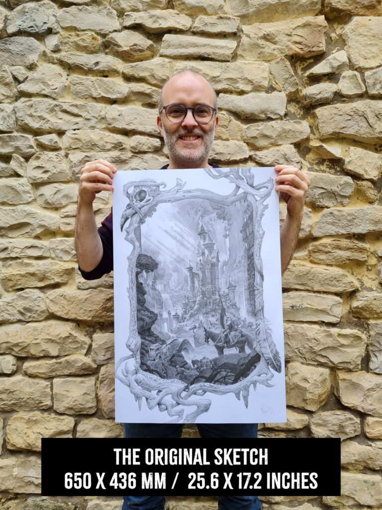 Nico qui tient l'affiche