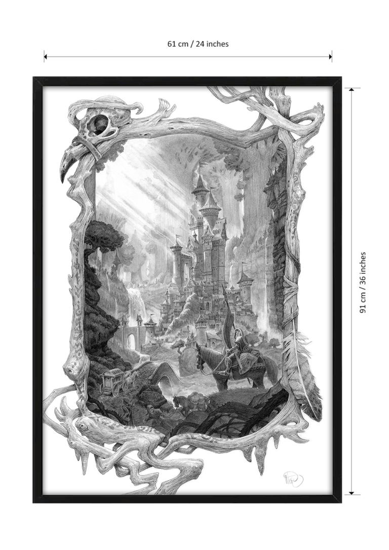 Perles du Veneur - Mock-up cadre